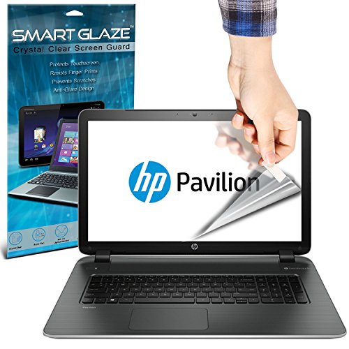 SmartGlaze ( Pack Of 3 ) HP Pavilion 17-f251sa 17.3 Laptop Case Brand New Luxury Crystal Clear Premium-LCD-Display-Schutzfolien-Packs mit Poliertuch & Application-Karte