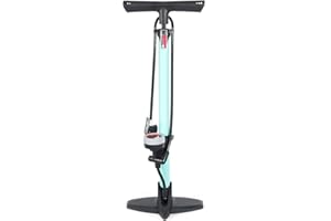 BRIGROS LA VOGLIA DI FARE Biker - Pompa Bici Ad Alta Pressione Verticale, Pompa Per Bicicletta Con Impugnatura Ergonomica, Sistema Anti-perdite Alta Pressione, Pompa Bicicletta Con Manometro, Munito Di Accessori