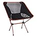 Produktbild AHECE Faltstuhl Klappstuhl Angelstuhl Anglerstuhl Campingstuhl Anglersessel Regiestuhl praktisch robust leicht bis zu 150KG für Camping Outdoor, Schwarz