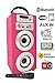 Produktbild Dynasonic 025 Bluetooth Lautsprecher für Karaoke MP3 Player Boxen Akku-Lautsprecherbox (Rose)