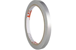 ‎1A STYLE STICKER Auto Zierstreifen Silber Folie Folienstreifen Glänzend Autodekor Folie Pinstripes Silver (10mm, Silber)