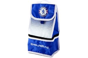 OFFICIAL FOOTBALL MERCHANDISE Chelsea FC Insulated Fade 2 Compartment Lunch Bag