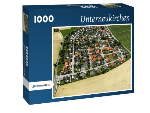Preisvergleich Produktbild Unterneukirchen - Puzzle 1000 Teile mit Bild von oben