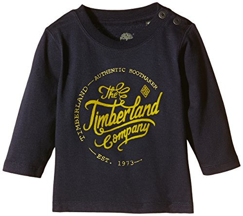 Timberland Baby-Boys T05F42 Long Sleeve Polo T-Shirt, Blue (Navy), 3 Years