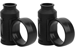 MXTECH Auxiliaire de baguette anti-dérapant, clip de contrôle de baguette de batterie, pour batteur de tambour(black)