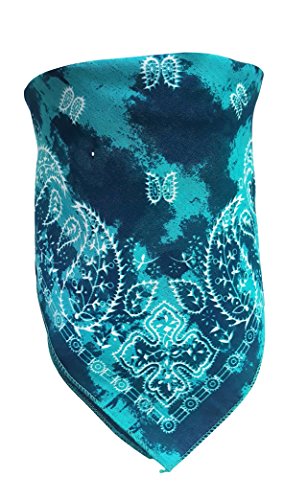 Preisvergleich Produktbild Biker Bandana Türkises Batik Paisley