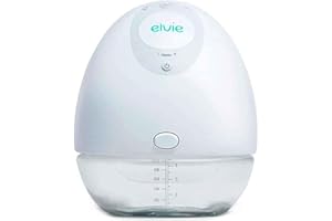 Elvie Pump | Sacaleches Eléctrico Portátil Silencioso Manos libres control via APP, Extractor de leche - Fácil de transportar y limpiar (Individual, Blanco Unidad)
