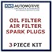 Price comparison product image Frontera 2.2 Petrol (98-04) Plugs,Air & Oil Filter Service Kit v23p