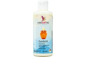 ARTIDEE CREARTEC Tondicht - Ideal zum wasserfesten Versiegeln von Keramikoberflächen - Gebrauchsfertig - Lösungsmittelfrei - einfache Handhabung - Füllmenge: 100 ml - Made in Germany
