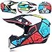 Produktbild TOP HELMETS Dual Sport Off Road Motorrad Motocross Helm Dirt Bike ATV DOT Zertifiziert (S, M, L, XL)
