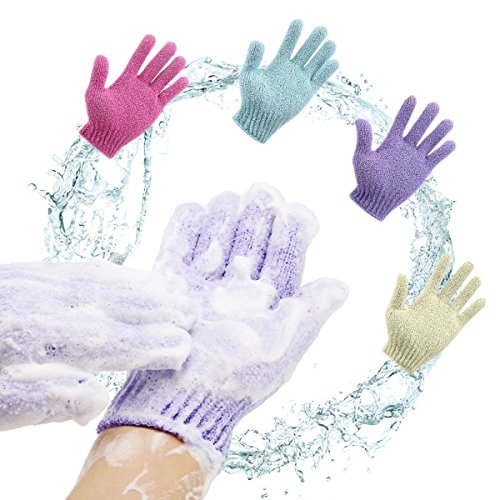 CONNECTWIDE®Bath Glove-Body scrubber glove, CONNECTWIDE® Bath Glove-Body Scrubber Gloves Pair, Gloves, Bath Gloves, 1 Glove Set, Cellulite Scrubber, Shower Gloves, Reduce Acne Scars, Exfoliator Glove Men and Women, Exfoliate at Home RS.219 (64.00% Off) - Amazon