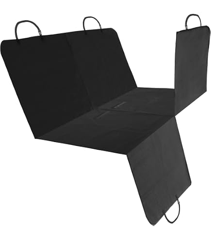 Housse De Protection Voiture Pour Chien - Imperméable 140x120 Cm - Pour Banquette Arrière Ou Coffre - Gris