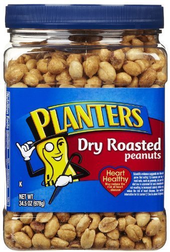 Planters Dry Roasted Peanuts, 34.5-oz.
