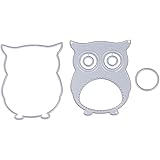 l345dllo Fustelle In Metallo Per Fai Da Te A Forma Di Gufo Per Scrapbooking Biglietti Album Di Ritagli Stencil Argento Amazon It Casa E Cucina