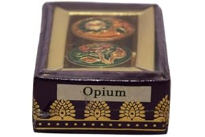 FASHNKART Opium de parfum solide naturel Chakra pour femmes et hommes, fait à la main avec des huiles essentielles, végétalien et longue durée 0,14 OZ