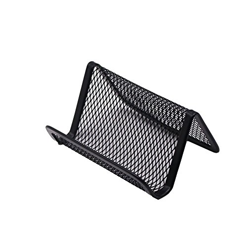 Rabi 10 unidades titulares de tarjetas de negocios titular de la tarjeta Negro Malla de Metal para Tarjeta gesti n y organizaci n de oficina color negro reviews Rabi 10 unidades titulares de tarjetas de negocios titular de la tarjeta Negro Malla de Metal para Tarjeta gesti n y organizaci n de oficina color negro