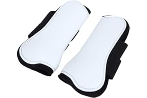 Cikonielf Lot de 2 guêtres de protection pour cheval, cheval, jambes, bottes de cheval, cheval, cheval, cheval, cheval, cheval, protection des jambes - Équipement professionnel d'équitation (#1)