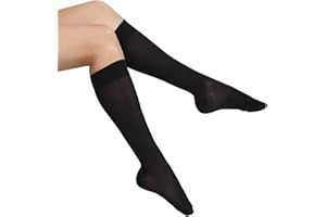 GABRIALLA Sheer Knee High Compression Socks for Women, Medical Grade Calf Knee Highs, Graduated Firm Compression 20-30 mmHg, Improve Blood Circulation, Prevent & Treat Varicose Veins, Closed Toe
