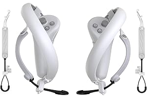 Growalleter Touch Controller Griffe Kompatibel mit PICO 4 All-in-One VR 256 GB Headset, Silikon Griffabdeckung für PICO 4 (Griffschlaufe)