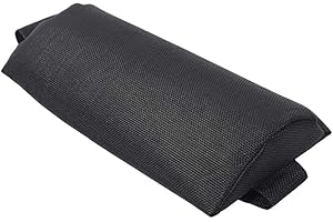 FYBlossom Sun Lounger Pillow, Headrest Head Cushion Pillow Adjustable Sun Lounger Pillow for Folding Sling Chairs Recliner Lounge Chair for Patio Garden (Black)