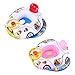Produktbild Ablita Neu Süßes Baby Aufblasbar Schwimmbad Ring Seat Schwimm Auto Form Boot Hilfe Turn mit Rad Horn Anzug