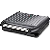 George Foreman Large Grey Steel Grill 25051