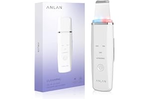 ANLAN Pulizia Viso Ultrasuoni Professionale, Facial Skin Scrubber Pulizia scientifica, sicura ed efficiente di olio per il viso, punti neri e residui cosmetici