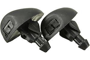 TOTMOX 2 pz Anteriore Tergicristallo Rondella Ugello Getto Compatibile con Citroen C3 C4 Compatibile con Peugeot 306 307 308, Parabrezza Rondella Spruzzo Getti, Numero OE 6438V8