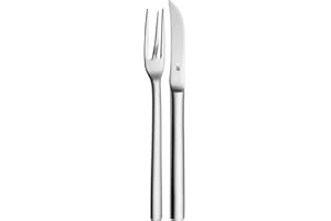 WMF Nuova Cromargan - Set di 2 pelapatate in Acciaio Inox lucidato, Argento, 18,5 x 4 x 2 cm