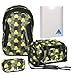 Produktbild Satch Sleek Jungle Flow 4er Set Schulrucksack + Schlamperbox + Sporttasche + Stylerbox