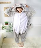 Tonwhar ® Elefant Kostüm Schlafanzug Pyjama Schlafanzug Cosplay Homewear Gr. Large, Grau - Grau - 