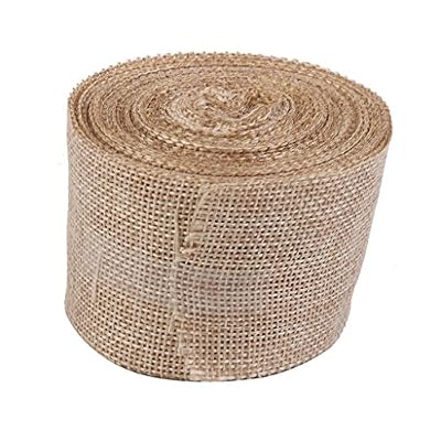 MagiDeal 10M Ruban en Polyester Style Rustique Vintage Décoration pour Artisanat Jardinage Mariage