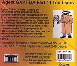 Image de Agent Gxp Fda Part 11, 10 Users