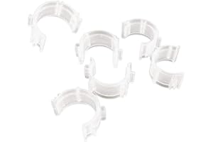 freneci 50 pièces Bobine de Couture Petits Clips Machine à Coudre Bobines Bobines Outil Accessoire Multi-Couleur Fil Clips Support - Clair