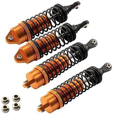 Yiguo Aluminum Front / Rear Shock Absorber 100/110mm for 1:10 Traxxas Slash 4x4 Gold 4pcs