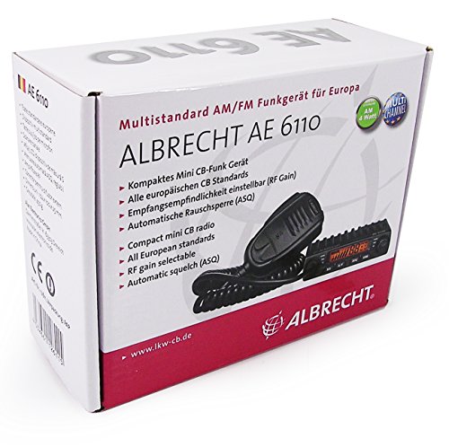Albrecht AE-6110 Ultra Compact AM/FM Mini Mobile CB Radio