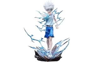 YLEAFUN Killua Zaoldyeck Figurine Statue 23 cm Anime PVC Jouet Modèle Objets de collection Ornements de bureau Cadeaux périphériques pour fans