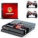 Price comparison product image Formula 1 F1 Ferrari Scuderia PS4 Vinyl Skin Sticker Decal for Console & 2 Controllers NEW