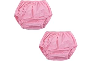 HQRKOTM Lot de 2 culotte incontinence pour femmes, culottes d'incontinence urinaire lavables pour femmes, matériau PE (L)