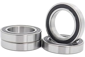 FUSHIBEARING MR2437-2RS Ball Bearing, 24x37x7mm Chromium Steel Direct Press Dust Seal, 27377 LLB Crank Bearings for BB90 Bottom Bracket, (Pick of 4Pcs)