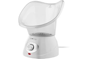 Clatronic 21 Visage Façade et inhalateur | Face Steamer y compris Aromaaufsatz & Inhalator | à l'entretien cosmétique du visage & inhalation | pour répondre aux besoins vapeur | GS 3656