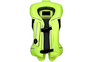 BDXZJ Racing Airbag Weste, Motorrad Airbag Weste, Radfahren Warnweste Airbag Weste, Radfahren Warnweste Airbag Weste für Motorräder, Fahrräder, Reiten, Skifahren B,2XL