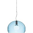 Kartell Small FL/Y Lampada da Soffitto, Azzurro Nuvola, Diametro 38cm