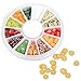 SODIAL(R) 240 Fruit Slice Nail Art Tips UV Gel Decoration + Wheel