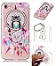 Produktbild Hülle iPhone 8 (4,7 Zoll) Hülle, Apple iPhone 8 (4,7 Zoll) Hülle TPU Case Schutzhülle Silikon Case,Niedliche Cartoon Malerei Durchsichtige Rückschale und TPU Bumper Handy Tasche Case Cover Etui für Apple iPhone 8 (4,7 Zoll) + Schlüsselanhänger (I) (7)