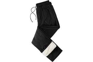 TOMEEK Mens Joggers Fleece Lined Trousers Men Sweatpants Warm Jogging Bottoms Casual Pants with Pockets Drawstring Work Joggers for Sports Outdoor Running Tracksuit