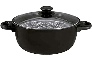 QUID Arcuisine Gante - Friteuse avec panier et couvercle en verre