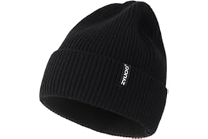 Zylioo XS/S/M/L/XL/XXL Beanie Hats for Big/Small Heads, Winter Knitted Beany Hats, Warm Slouchy Cuffed Skull Watching Cap