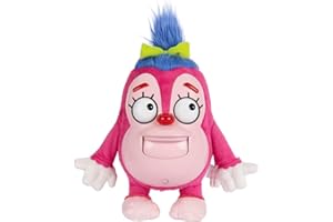 THE SIMPSONS Jakks Pacific Los Simpsons, Peluche Funzo Electrónico 36 cm, Habla 14 Frases, Ojos móviles, Lanza misiles y Caja Especial Inspirada en “Grift of The Magi”