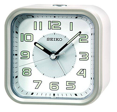 Seiko Wecker Analog Kunststoff weiss QHE128A